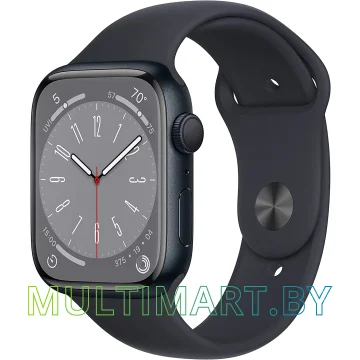 Смарт-часы Apple Watch Series 8 45 мм GPS Midnight M/L A2771 (MNUL3LL/A)